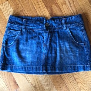 AE denim mini skirt